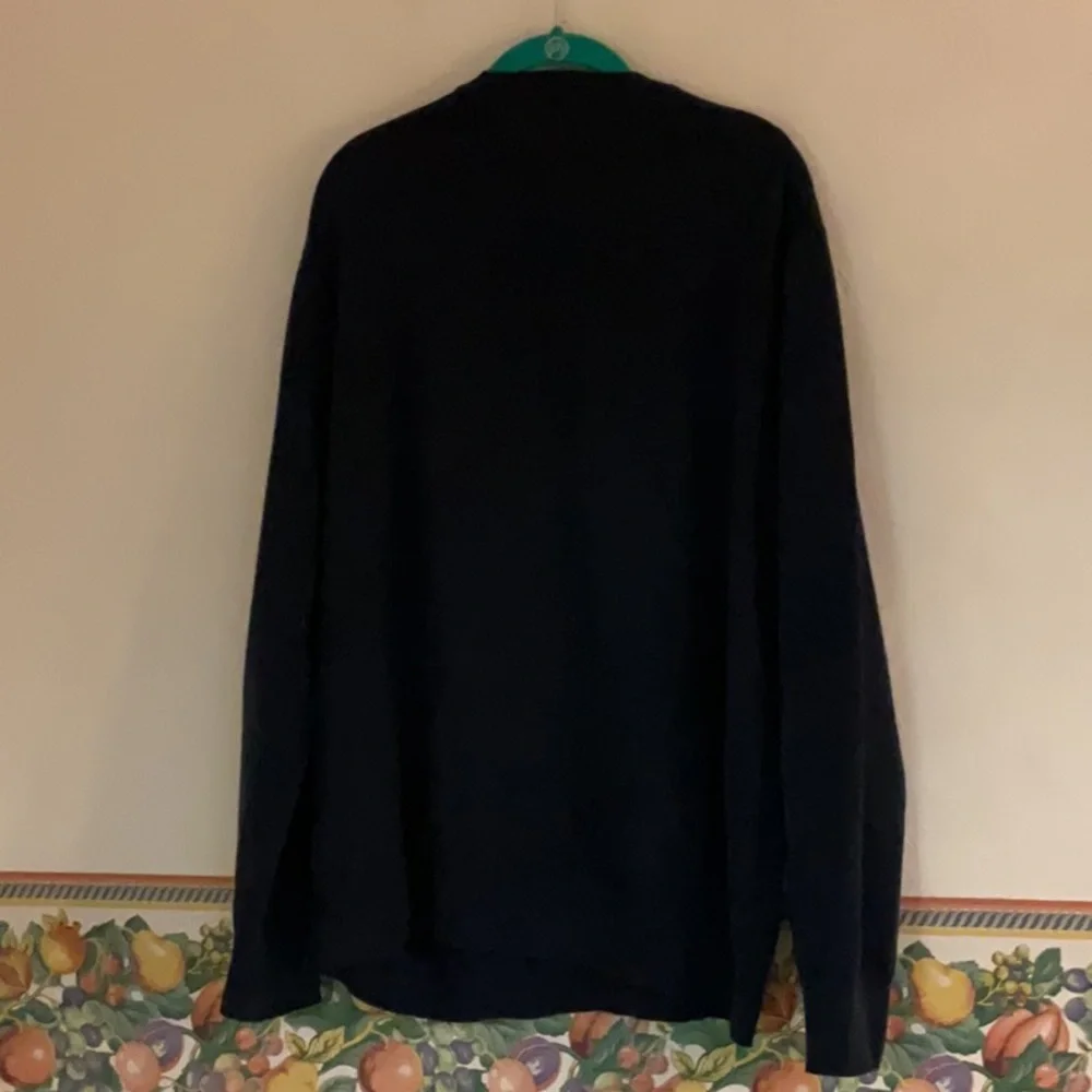 Brooks Brothers Men's Cotton Crewneck Sweater, Size XL, Navy - Picture 3 of 7